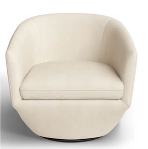 Vietnam Factory Direct Fauteuil pivotant de luxe écologique contemporain Flair Confortable Rembourrage en velours Salon naturel - Product Image 5