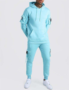 Ensembles de survêtements unisexes 2 pièces, sweats à capuche, pantalons de jogging, pantalons cargo, survêtements de jogging pour hommes 2025 pour l'hiver - Product Image 3
