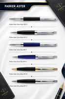 Bolígrafo de Metal con Detalles en Oro Negro Mate, Punta de 0.5 mm, Juego de Regalo 2 en 1, Libreta de Bolsillo, Logotipo Personalizado, Kit Premium, Tinta Negra y Azul, Oficina