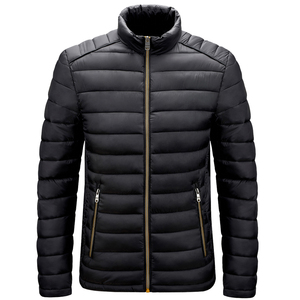 Chaqueta de Invierno con Capucha de Alta Calidad, de Poliéster/Algodón y Forro Polar, Resistente al Viento, Nuevo Diseño para Hombre, MOQ Bajo, Personalizable en la Parte Delantera - Product Image 6