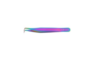Pince à épiler professionnelle en acier inoxydable durable pour droitiers, à pointe arrondie, 7 cm, outil de beauté pour les sourcils - Product Image 4