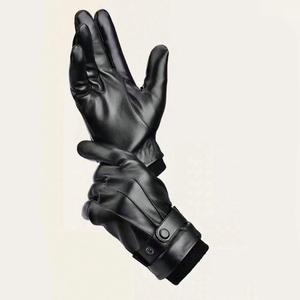 New Custom Design leather <b>gloves</b> <b>suede</b> <b>gloves</b> fashion <b>gloves</b> for men private label bulk production supplier - Product Image 3