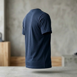 Camisetas personalizadas de cuello redondo transpirables para hombre, camisetas gráficas de poliéster, camiseta refrescante de alta calidad para el verano - Product Image 4