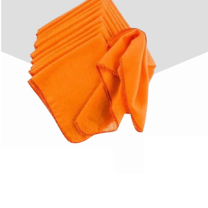 Chiffon de nettoyage en coton réutilisable de qualité supérieure, tissu absorbant et doux pour le dépoussiérage des meubles, le nettoyage des surfaces de cuisine - Product Image 1