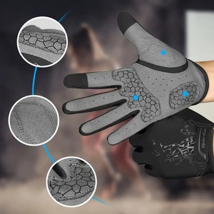 Guantes de Ciclismo Transpirables FITME SPORTS para Hombre y Mujer, de Dedo Largo, para Primavera/Verano, Deportes al Aire Libre, Entrenamiento, Cuero, Bicicleta de Montaña - Product Image 3