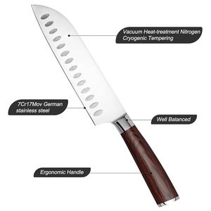 Cuchillo de Chef Personalizado Hecho a Mano Jexmoo de Acero Inoxidable con Mango Elegante y Funda de Cuero de 13 Pulgadas, Regalo para Chef - Product Image 6