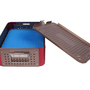 Aluminum Alloy Surgical <b>Laparoscopic</b> Laparoscope <b>Instrument</b> Tray Sterilization Box By Zuol - Product Image 1