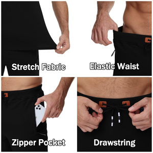 Conjunto Deportivo de Dos Piezas para Hombre, Ligero, Ecológico, Liso, Teñido, para Verano, Playa, Pantalones Cortos y Camiseta - Product Image 2