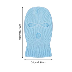 Pasamontañas Personalizado con Estampado Completo, Gorro de Invierno Cortavientos de Forro Polar para Esquí, Máscara Facial para Exteriores - Product Image 2