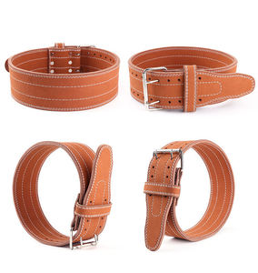 Nouvelle ceinture de levage de poids en cuir pour haltérophilie, musculation, squat et support lombaire – La meilleure pour le powerlifting - Product Image 2