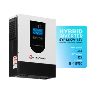 Biến tần lai ghép năng lượng mặt trời KUNGF SOLAR dòng SYP 1.5KW, sóng sin chuẩn, pin 12V, đầu ra một pha, hiệu suất 98%, hệ thống năng lượng mặt trời ngoài lưới điện - Product Image 1