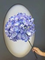 216 fleurs 3D vraie touche hortensia fleurs haute qualité hortensias artificiels blanc rose fleur pour la décoration de mariage