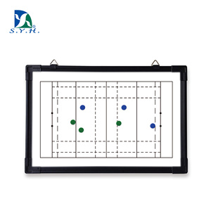 SYH Professional Writable <b>Magnetic</b> Football Tactic Whiteboard Plastic/Aluminum <b>Frame</b> Double-Sided Design Sports Field Use - Product Image 1