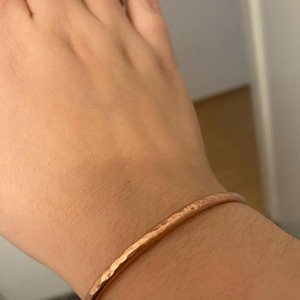 Handmade Woven <b>Copper</b> Bracelet Set Dainty Stacking <b>Bangles</b> Antique <b>Copper</b> Cuff Bracelet Pure <b>Copper</b> Hammered Classic Women's - Product Image 3