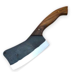 Couteaux à découper de qualité supérieure, robustes, avec lame en acier forgé, manche en bois durable et étui de protection en cuir pour la viande - Product Image 6