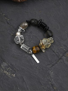 Artisan Handmade Natural Stone & <b>Freshwater</b> <b>Pearl</b> Beaded <b>Bracelet</b> Positive Energy Jewelry Customization Unisex - Product Image 3