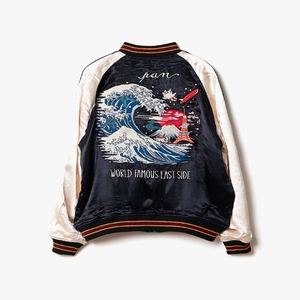 เสื้อแจ็คเก็ตวาร์ซิตี้ผ้าซาตินราคาประหยัดจากสหรัฐอเมริกา เสื้อแจ็คเก็ตบอมเบอร์ผู้ชาย รับทำโลโก้ ผู้ผลิตชุดกีฬาระดับพรีเมียม ขายส่ง - Product Image 5