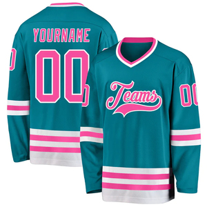 Maillot de hockey personnalisé pour hommes, uniforme d'équipe personnalisé, respirant, séchage rapide, vêtements de sport pour hockey sur glace, fournisseur - Product Image 6