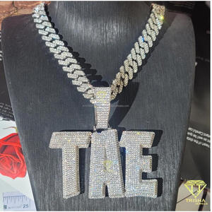 <b>Custom</b> <b>Name</b> " JUAN " Pendant <b>Necklace</b> Gold Silver Color Bling Hip Hop Jewelry Gift For Men Women - Product Image 2