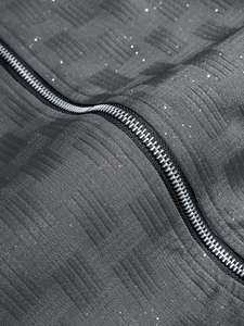 Ensemble de survêtement évasé pour jeunes hommes, respirant et léger en polyester/nylon, style streetwear, veste tendance - Product Image 6