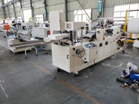 Machine à plier le papier pour carton mural haute vitesse, pliage de serviettes, certifiée CE, 700 feuilles/min