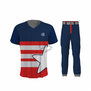 High Quality 100% Polyester Custom Made <b>Baseball</b> & Softball Uniform Breathable Custom Style Sportswear Plus Size - Product Image 1