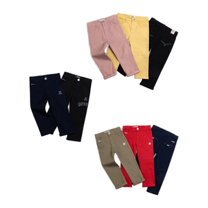 Leggings décontractés personnalisés brodés respirants 100% coton pour enfants de 2 à 12 ans, pantalons de survêtement unisexes pour garçons et filles - Product Image 4