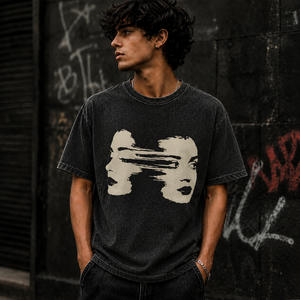 Fabricant de T-shirts en Coton 100% Personnalisés par Sublimation, OEM ODM, T-shirts Graphiques, Vente en Gros, Marque Privée, Streetwear Oversize - Product Image 1