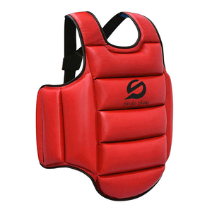 Protector de Pecho Profesional Unisex para Boxeo, Equipamiento Deportivo de Artes Marciales, Color Sólido, Impresión de Logotipo Personalizado - Product Image 4