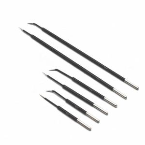Juego de agujas de microdiseción Top Colorado, rectas y curvas, de tungsteno, para electrodos quirúrgicos, compatibles con lápiz ESU. - Product Image 1