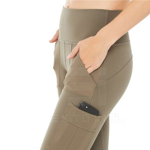 2026 High Stretch Mid Waist Solid Tummy Compression Breathable Quick Dry Workout <b>Leggings</b> Women <b>Butt</b> <b>Lift</b> Sport Fitness Custom - Product Image 4