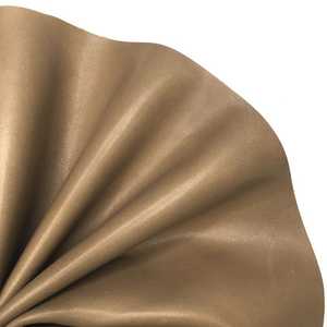 Lámina de Cuero Genuino Marrón Sólido de 1.2-1.4mm de Grosor, Piel de Vaca con Grano Cepillado y Acabado de Ante, para Uso en Muebles, Cuero Duradero - Product Image 1
