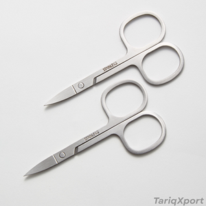 Tijeras Profesionales de Acero Inoxidable para Uñas, Multiusos, con Punta Afilada, para Recortar Vello Facial, de Nariz y Barba - Product Image 2