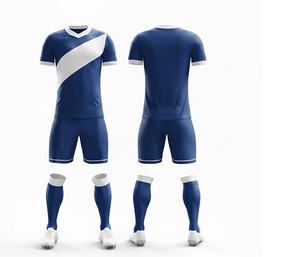 Full Soccer Uniform Set – Sublimated Jersey, Shorts & <b>Socks</b> | Men Women Youth Sizes | Lightweight Quick Dry Training Sportswear - Product Image 1