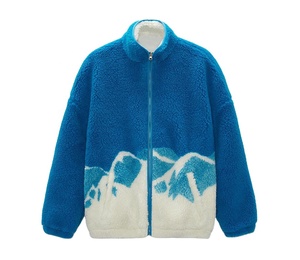 Sudadera con capucha de forro polar Sherpa para mujer, con cuello alto y cremallera de 1/4, personalizable con logotipo, lisa, cálida, venta al por mayor - Product Image 1