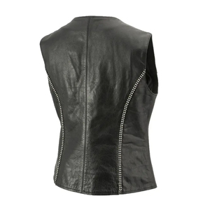 Gilet en cuir véritable pour homme, à porter en hiver, gilet en cuir tendance à vendre, nouvelle arrivée, gilet en cuir - Product Image 2