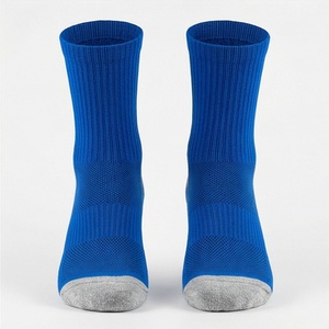 Blue Crew <b>Running</b> <b>Socks</b> Breathable Moisture Wicking Polyester Spandex Athletic Sports <b>Socks</b> for Adults Summer Use - Product Image 1