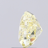 Diamante sintético suelto en forma de corazón amarillo elegante, cultivado en laboratorio, certificado por IGI, corte excelente, 2.02 quilates, claridad VS2.