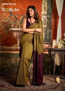 Amazing Color Mul Cotton with Solid Jacquard Weaving & Fancy Tassels Pallu <b>Saree</b>-<b>Blouse</b> Collection Wholesale Supply <b>Saree</b> Love - Product Image 3