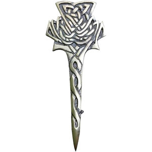 Pin para Kilt con Diseño Celta de Cardo Escocés, Accesorio Tradicional, Pin Decorativo de Alta Calidad con Motivos del Clan Escocés - Product Image 1