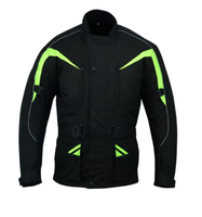 Chaqueta de Motociclismo de Alta Visibilidad, Reflectante, Impermeable, Térmica, Resistente al Viento, Transpirable, Talla Grande, para Carreras de Autos