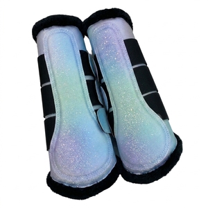 Custom Printed Horse Saddle Pad Ear <b>Bonnet</b> Brushing Boots Set Lightweight Durable Anti Sweat Equestrian Equipment - Product Image 5