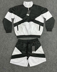 Ropa Deportiva al por Mayor, Conjunto Deportivo Personalizado para Hombre, Traje Deportivo, Chaqueta Cortavientos, Conjunto de 2 Piezas, Ropa Deportiva Informal, Sudadera con Capucha y Pantalones Cortos - Product Image 2