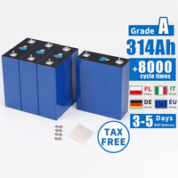 Batterie lithium-ion LiFePO4 314Ah prismatique de qualité A, stock UE PL, cellules 300Ah 306Ah 310Ah 340Ah 280Ah 304Ah 320Ah 3.2V