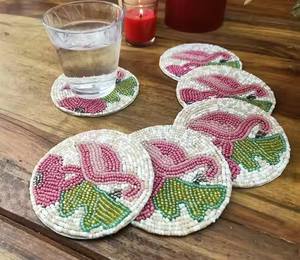 Posavasos Bordado con Cuentas, Diseño de Cisne, Accesorios de Cocina de Calidad Superior, Cubre Platos, Decoración para Mesa de Comedor - Product Image 6