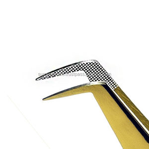 Pince à cils de qualité professionnelle la plus vendue pince à cils légère à pointe en fibre de qualité supérieure - Product Image 3