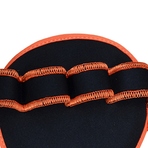 Guantes de Gimnasio Resistentes de Medio Dedo Color Morado con Soporte para Muñeca, Transpirables, de Poliéster/Nailon/Rayón, para Levantamiento de Pesas, Unisex, con Cierre de Gancho y Bucle - Product Image 4