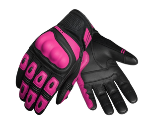 Gants de moto en cuir personnalisés de haute qualité, résistants, antidérapants, compatibles avec les écrans tactiles, imperméables, respirants, pour la course - Product Image 1