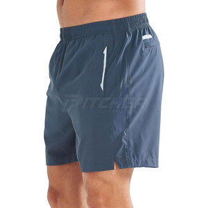 Shorts de sport décontractés pour hommes, approuvés CrossFit, mi-longs, tricotés, pour la gym, séchage rapide, légers, respirants, extensibles, service OEM - Product Image 3
