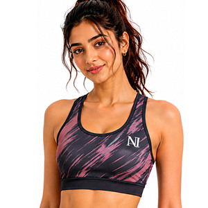 Soutien-gorge de sport à maintien élevé pour femme, haut de yoga léger sans coutures, soutien-gorge anti-transpiration à séchage rapide, haut de fitness très élastique - Product Image 1